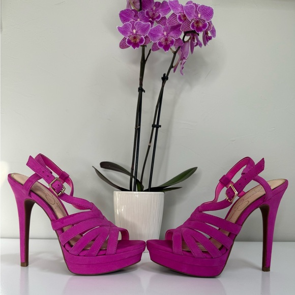 Jessica Simpson Shoes - Jessica Simpson Pink Strappy Heels